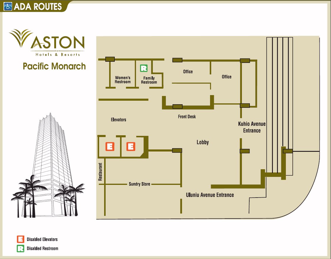 Map Layout Aston Pacific Monarch