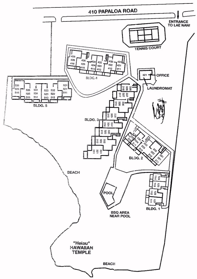 Map Layout Lae Nani