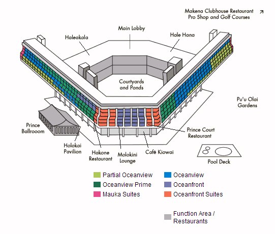 Map Layout Makena Beach & Golf Resort
