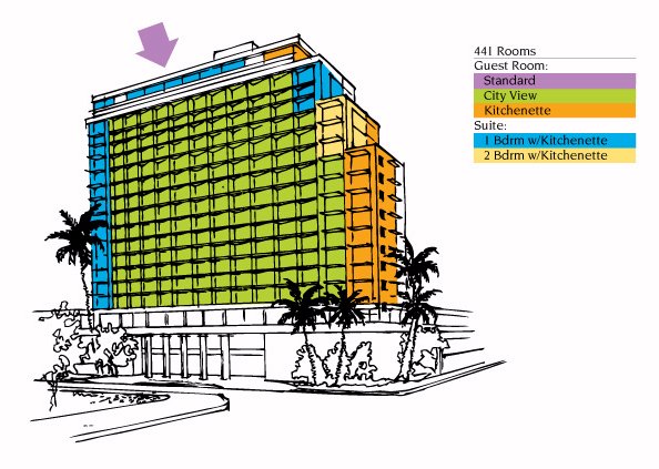 Map Layout Ohana Waikiki East