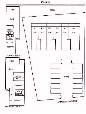 Map Layout Pikake Vacation Resort