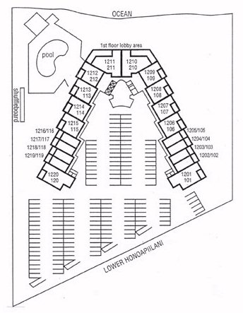 Map Layout Royal Kahana