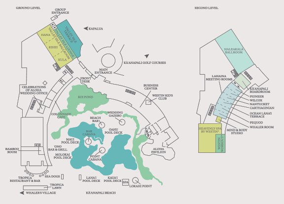 Map Layout Westin Maui Resort And Spa