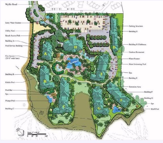 Map Layout Westin Princeville Ocean Resort Villas