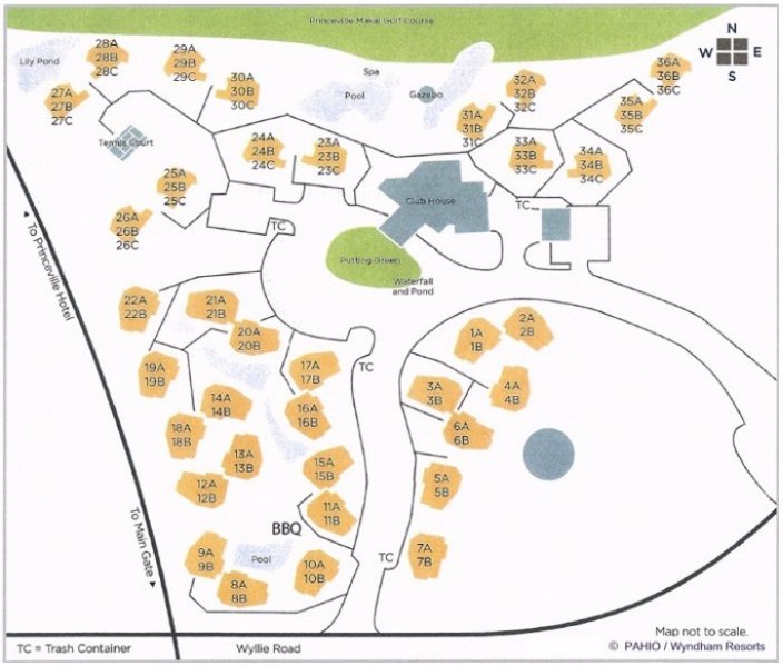 Map Layout Wyndham Ka Eo Kai